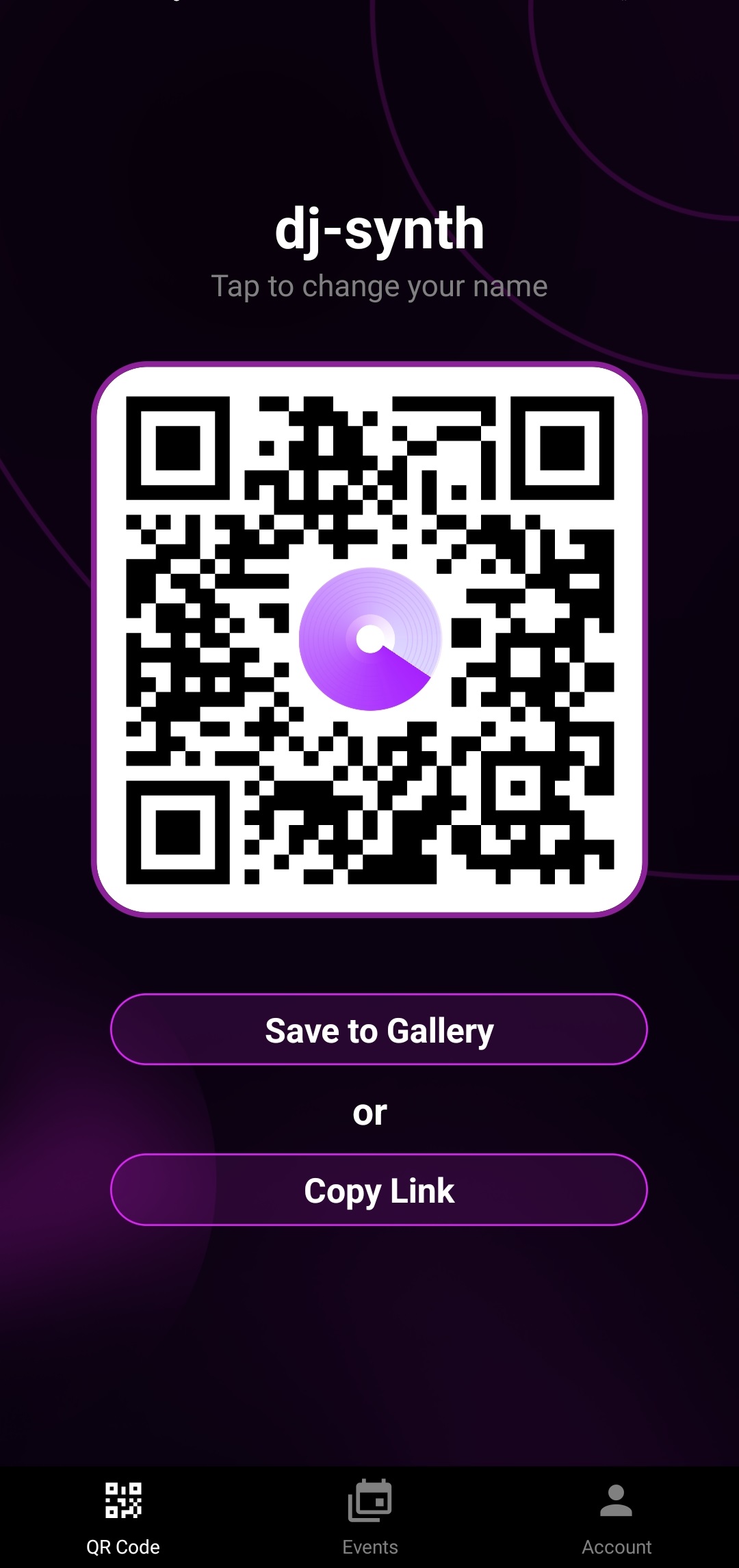 Your QR code